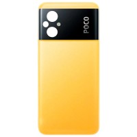 Задня кришка Xiaomi Poco M5, (High quality), Жовтий