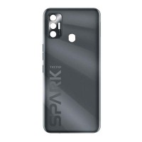 Задняя крышка Tecno Spark 7, (High quality), Черный