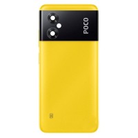 Задняя крышка Xiaomi Poco M4 5G, (High quality), Желтый