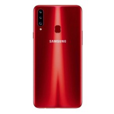 Задня кришка Samsung A207 Galaxy A20S, Червоний