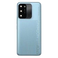 Задняя крышка Tecno Spark Go 2022, (High quality), Серебряный