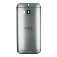 Задня кришка HTC One M8, (High quality), Сірий