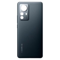 Задня кришка Xiaomi 12 Pro, (High quality), Чорний