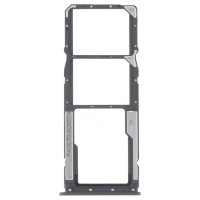 Слот SIM-карты (лоток) Xiaomi Poco M5, с разъемом карты памяти, Черный