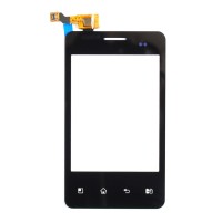 Сенсор (тачскрин) LG E405 Optimus L3 Dual, Черный