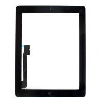 Сенсор (тачскрин) Apple iPad 3, iPad 4, Черный