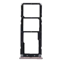 Слот SIM-карты (лоток) Xiaomi Redmi 9, с разъемом карты памяти, Розовый