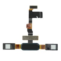 Шлейф Nokia 8 Dual Sim, зі сканером відбитка пальця, Чорний