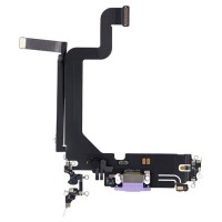 Шлейф Apple iPhone 14 Pro, с разъемом на зарядку, Фиолетовый