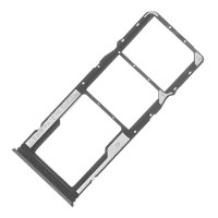 Слот SIM-карты (лоток) Xiaomi Redmi 10, с разъемом карты памяти, Серый