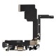 Шлейф Apple iPhone 15 Pro, з роз'ємом зарядки, Бежевий