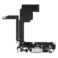 Шлейф Apple iPhone 15 Pro, з роз'ємом на зарядку, Білий