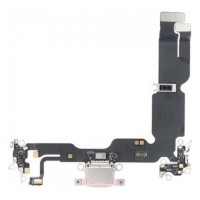 Шлейф Apple iPhone 15 Plus, с разъемом на зарядку, Розовый