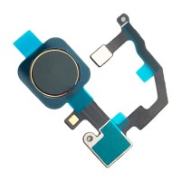 Шлейф Google Pixel 5A 5G, с сканером отпечатка пальца, Черный