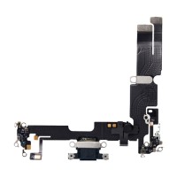 Шлейф Apple iPhone 14 Plus, з роз'ємом зарядки і мікрофоном, Чорний