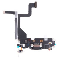 Шлейф Apple iPhone 13 Pro, з роз'ємом зарядки і мікрофоном, Сірий
