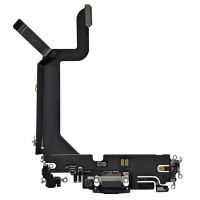 Шлейф Apple iPhone 14, с разъемом зарядки и микрофоном, Черный