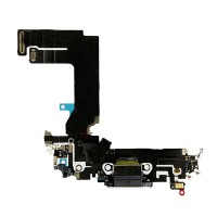 Шлейф Apple iPhone 13 Mini, з роз'ємом зарядки і мікрофоном, Чорний
