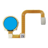 Шлейф OPPO A12, A12S, с сканером отпечатка пальца, Голубой