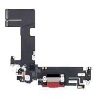 Шлейф Apple iPhone 13, з роз'ємом зарядки і мікрофоном, Червоний