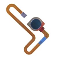 Шлейф Xiaomi Redmi Note 8, зі сканером відбитка пальця, Синій