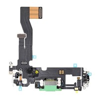 Шлейф Apple iPhone 12, с разъемом зарядки и микрофоном, Зеленый