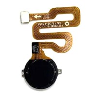 Шлейф Lenovo K6 Enjoy, с сканером отпечатка пальца, Черный