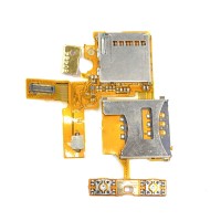 Шлейф Sony Ericsson W380, Z555i, с разъемом на sim карту