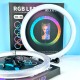 Кільцева лампа Diamond 3D-36 RGB