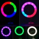 Кільцева лампа Mini LJJ-16 RGB