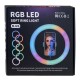 Кільцева лампа RGB MJ26, Чорний