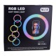 Кільцева лампа RGB MJ38, Чорний