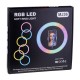 Кільцева лампа RGB MJ36, Чорний