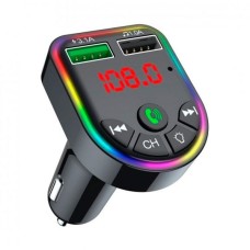 FM трансмітер Bluetooth Havit HV-FM810BT, Чорний