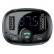 FM трансмітер Baseus CCTM-01 T-Typed, Чорний