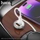 Автомобільний зарядний пристрій Hoco NZ10, Срібний