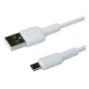 Автомобільний зарядний пристрій Ridea RCC-21112 Grand, MicroUSB, і кабель 2.4 A, Білий