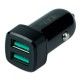 Автомобильное зарядное устройство Ridea RCC-21112 Grand, С кабелем, MicroUSB, 2.4 A, Черный
