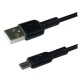 Автомобильное зарядное устройство Ridea RCC-21112 Grand, С кабелем, MicroUSB, 2.4 A, Черный