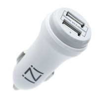 Автомобильное зарядное устройство iZi LC-11, 2.4 A, Белый