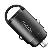 Автомобільний зарядний пристрій WIWU PC301 Car Charger QC3.0, Чорний