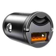 Автомобільний зарядний пристрій Baseus VCHX-A0G Tiny Star Mini Quick Charge Car Charger USB Port, Сірий