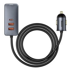 Автомобільний зарядний пристрій Baseus CCBT-A0G Share Together Fast Car Charger, Сірий