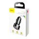 Автомобільний зарядний пристрій Baseus CCMLC20C-01 Magic Series QC, 6.0 A, Чорний