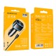 Автомобильное зарядное устройство Borofone BZ14, С кабелем, MicroUSB, 2.4 A, Черный