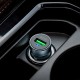 Автомобільний зарядний пристрій Hoco Z32 QC3.0, 3.0 A, Сірий