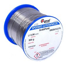 Дротяний припій LC60-0.56, 0.5, Sn-60% Pb-40% 0,56мм 0,5кг, 500 гр.