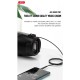 Кабель AUX XO NB-R175A, 3,5 мм., 1.0 м., Чорний
