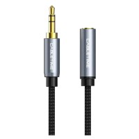 Кабель AUX Cabletime CF11H, 1.0 м., 3.5 мм., Черный