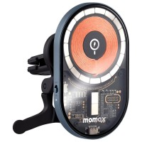 Бездротовий зарядний пристрій Momax CM20E Q.Mag Mount 3, Чорний